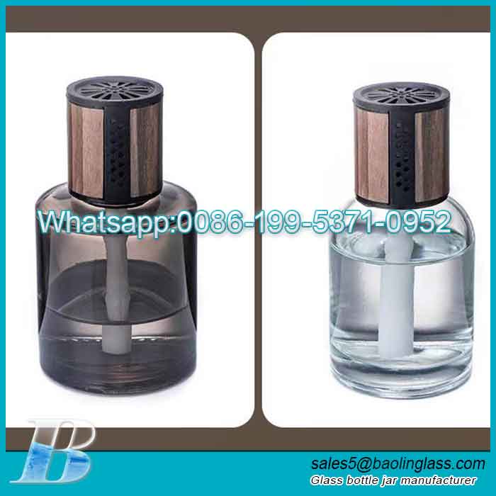 Leere Parfüm-Diffusor-Glasflasche, hängende Auto-Diffusor-Aromatherapie- Flasche