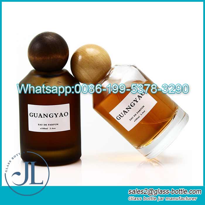 100ml fornecedor de frasco de perfume de vidro com ombro inclinado