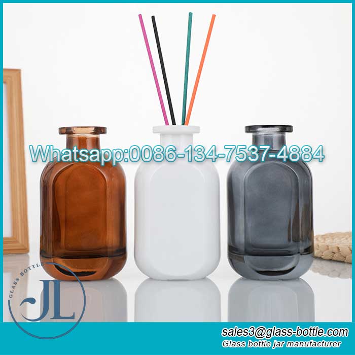 Proveedor de botellas de aromaterapia de vidrio de color personalizable