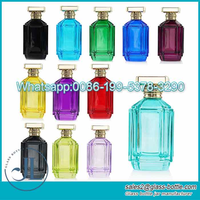 Luxury 100ml spray glass perfume bottle factory